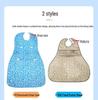 Shan Hai Kang Waterproof Stain-proof Adult Dining Bib, Large Size for Elderly.