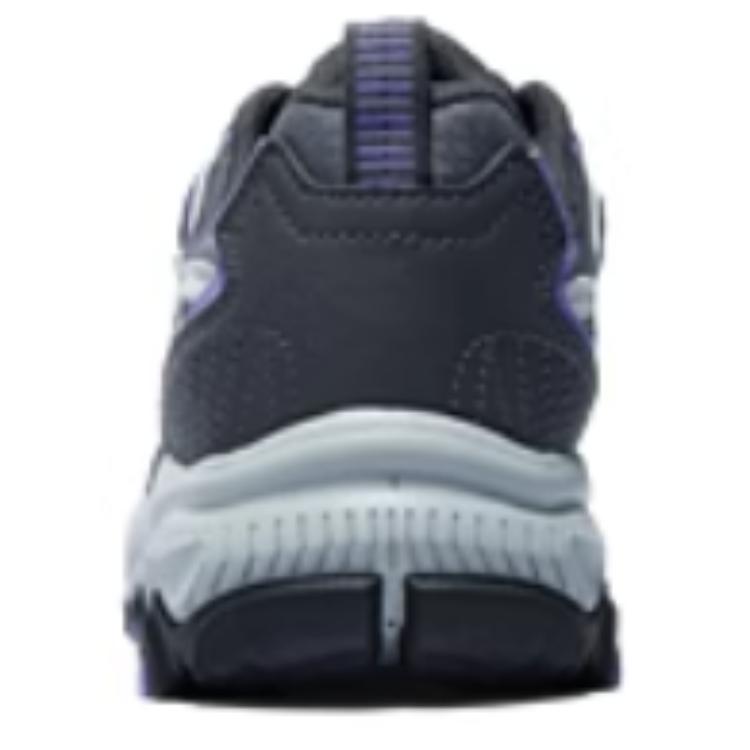 Skechers Outdoor Comfortable Versatile Support Low-Top Casual Shoes Women Sneaker Gray Purple Black 180124-GYPR