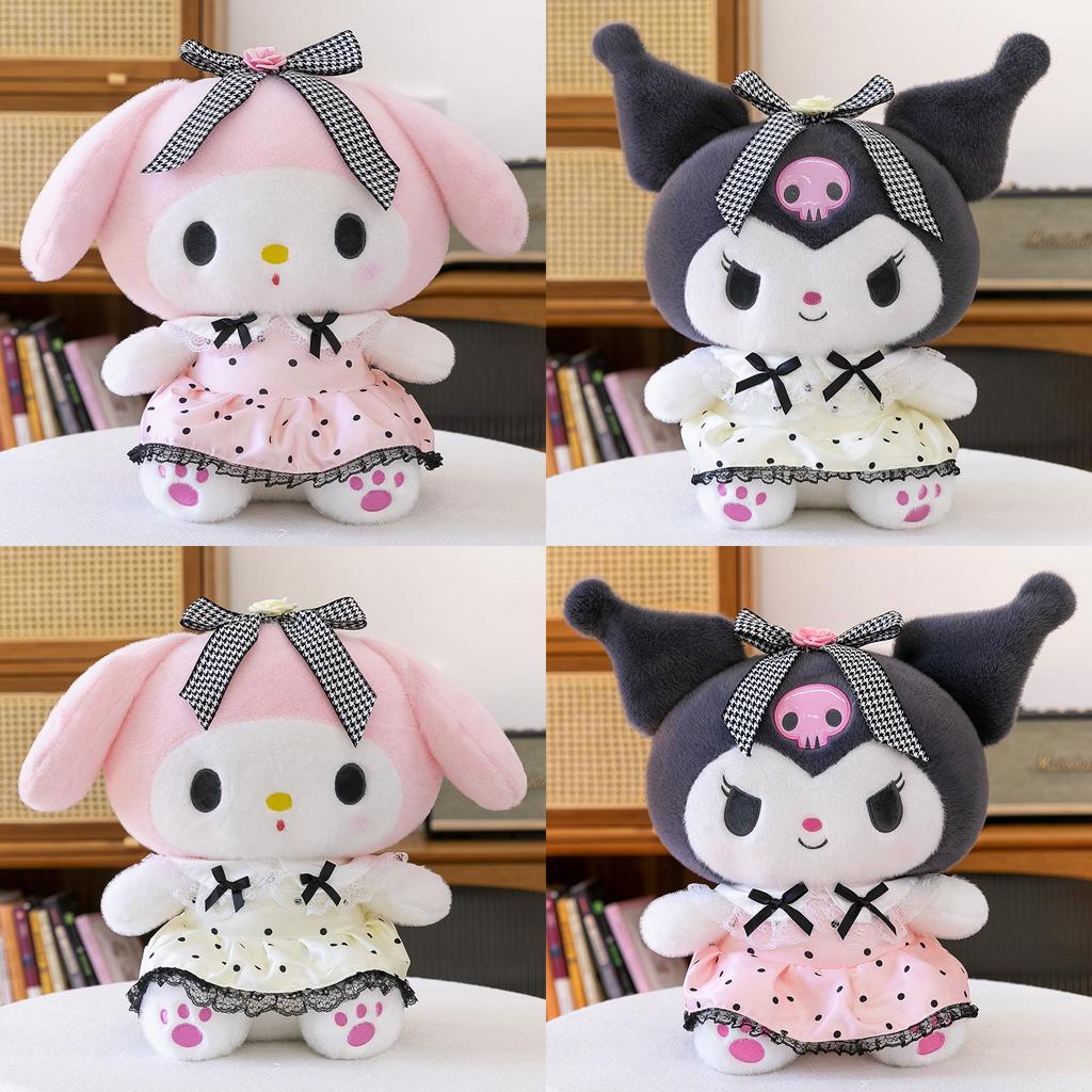 Melody Plush Dolls With Dress And Bow Decoration For Girls And Boys With Sleep Support