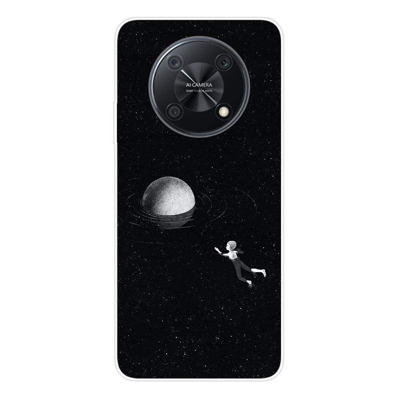 For Huawei nova Y90 Y 90 novaY90 Case Soft Silicone Back Cover Cartoon Phone Case Diversification