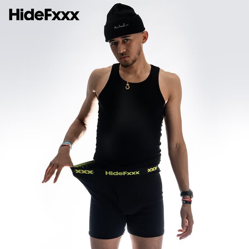 HIDEFXXX Men's Quick-Dry Anti-Chafe Boxer Briefs