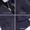 Shanshan Men's Silk Blend Business Casual Trousers