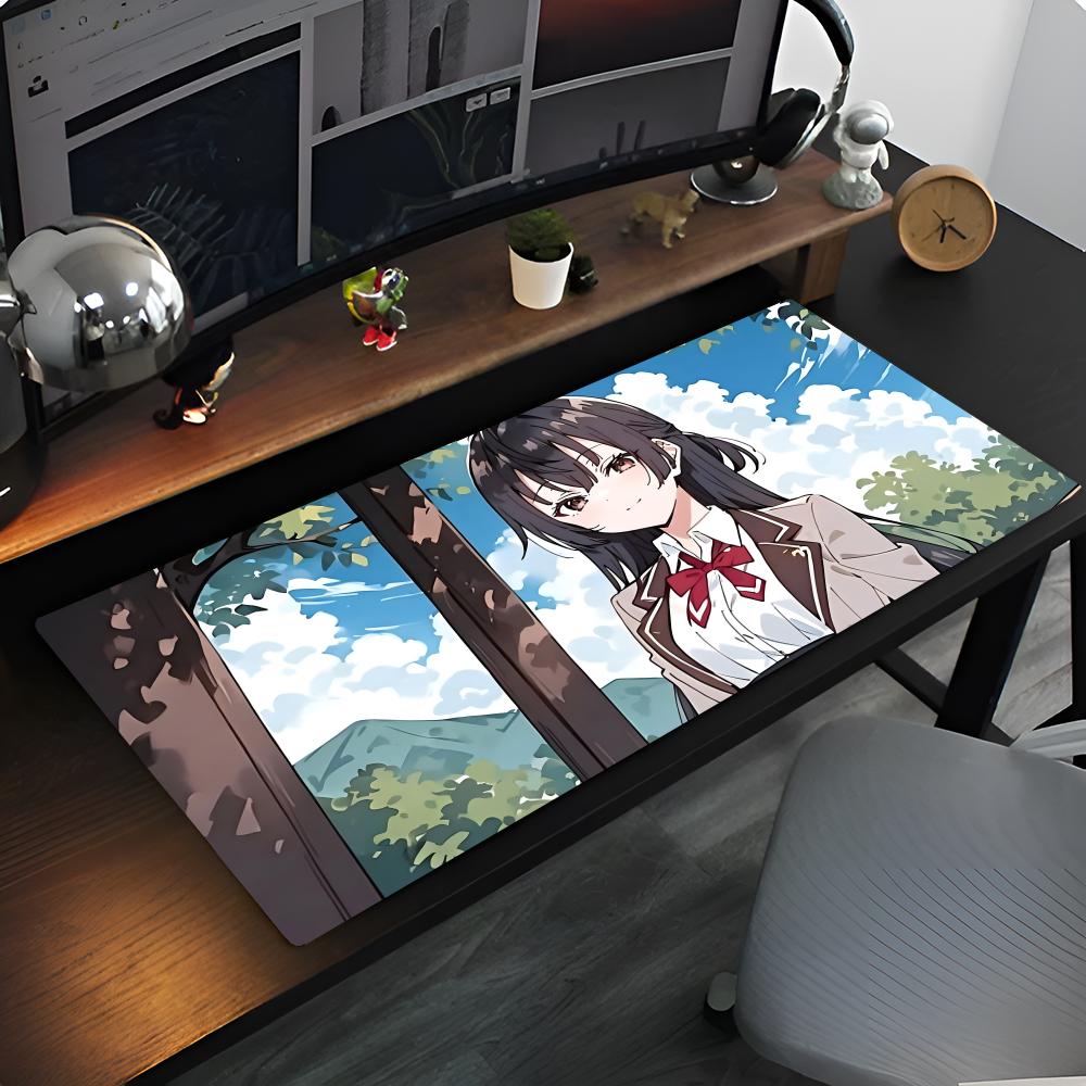 Yuki Suou Mouse Pad Anime game mause pads cs lol XXL Home HD Computer Desk Mats Carpet Gamer Office Laptop Soft Desktop 700X300