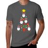Funny Penguin Christmas Tree Gifts Tshirt Streetwear Print Tee Shirt Tshirt