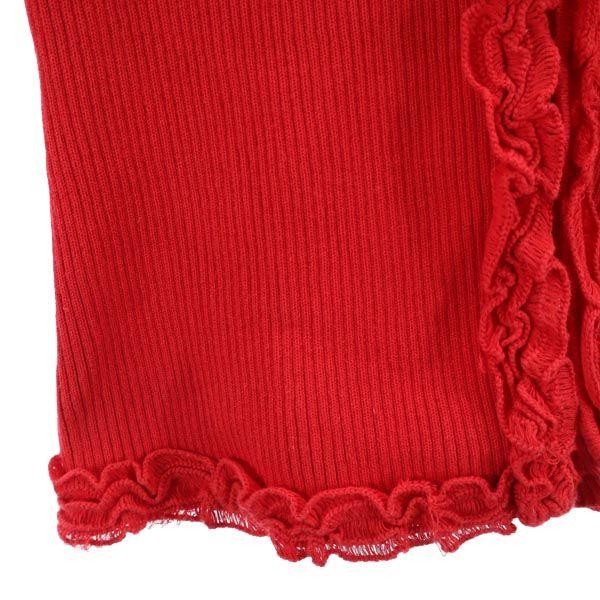Rene Long sleeve Rib knit cardigan 36 Red series Women Used