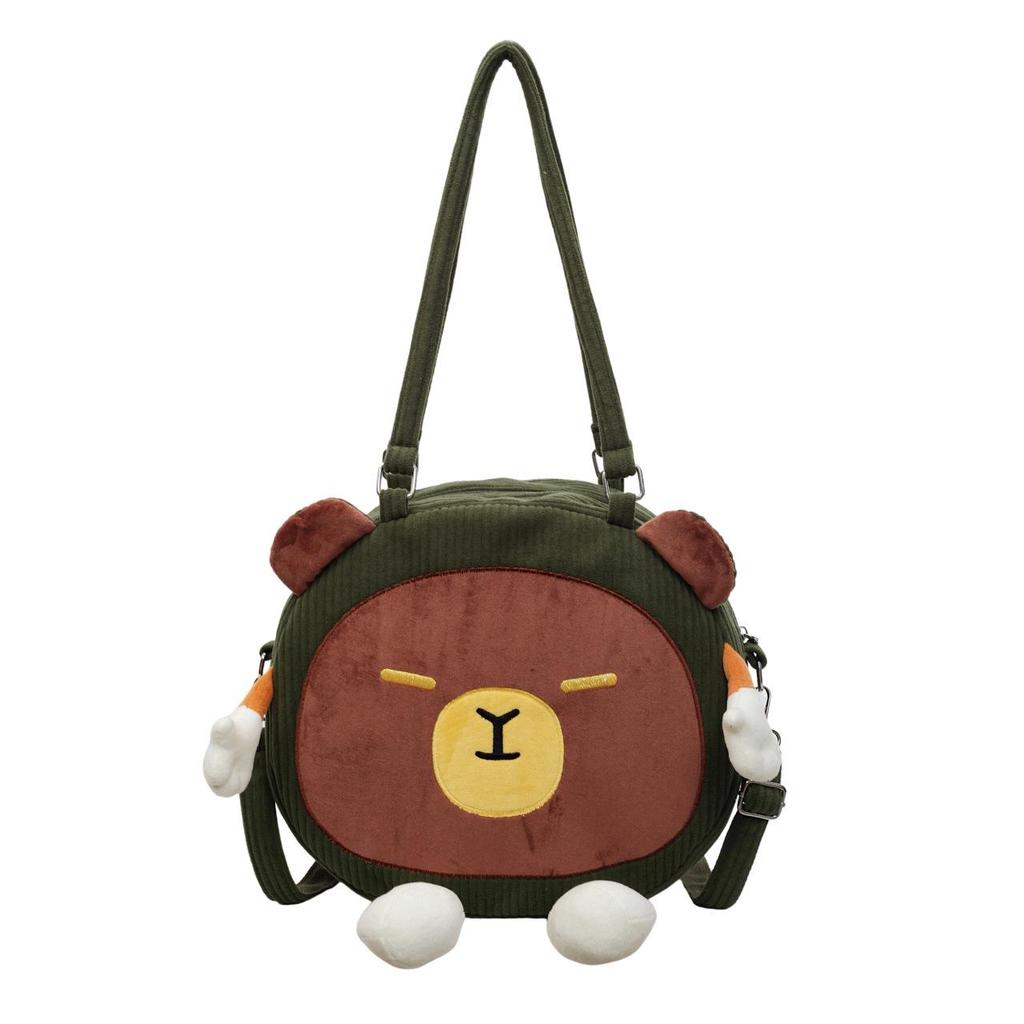 Niche Design Cute Cartoon Tote Bag - Women's Large Capacity Autumn/Winter Shoulder & Crossbody Bag