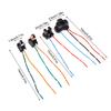 2Pcs Headlight Lamp Bulb Socket Wiring Harness Connector Plug Adapter Line For H1 H7 H4 Bulb Car Headlight Connection Plugs