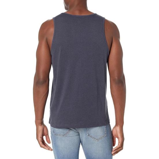 Men Vest Round Neck Sleeveless Summer Sport Vest Pure Color Outdoor Running Fitness Tank Tops Daily