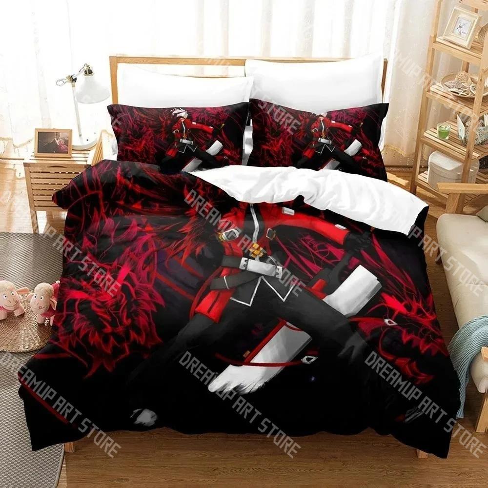 Fashion BlazBlue Alter Memory Bedding Set Single Twin Full Queen King Size Bed Set Kids Bedroom Duvetcover Sets Bed Sheet Set