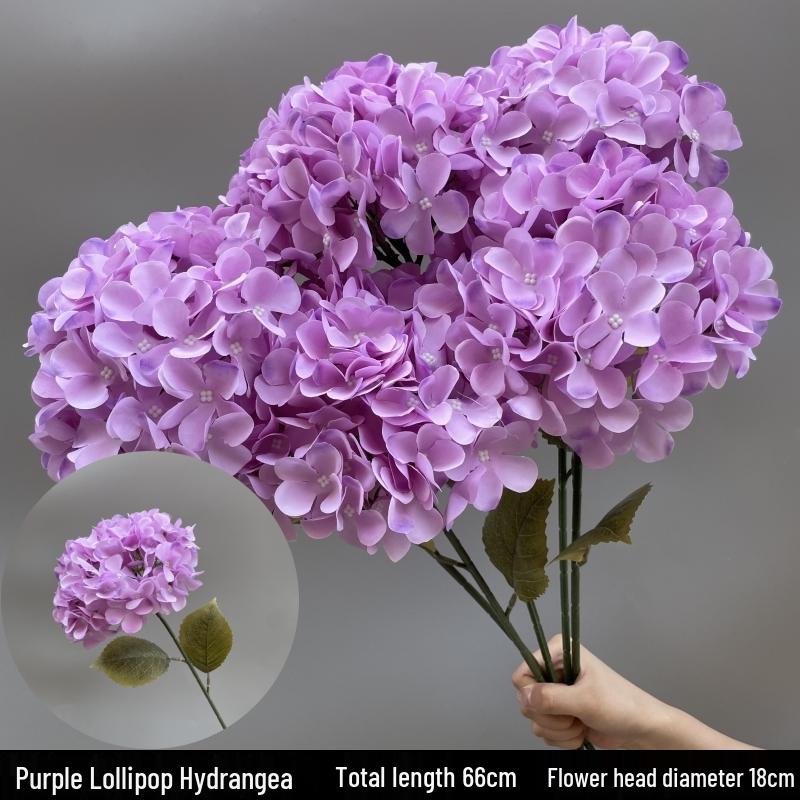 Large Silk Hydrangea Snowball Wedding Decoration Flower Arrangement