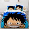 Anime One Piece Duvet Cover Set Comfortable and Warm Bedding Set for Decorating Your Bedroom and Enhancing Home Life Teens Gifts