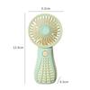 Cartoon Style Mini Handheld USB Fan 3 Speed Rechargeable Compact and Portable for Outdoor Pocket Use
