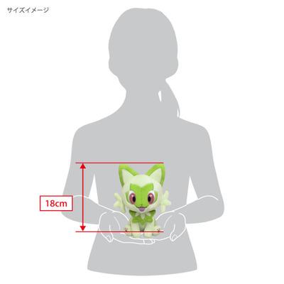 2023 New   SANEI Trading  Sprigatito Plush toys Dolls Anime Soft Stuffed Toy Gifts For Children