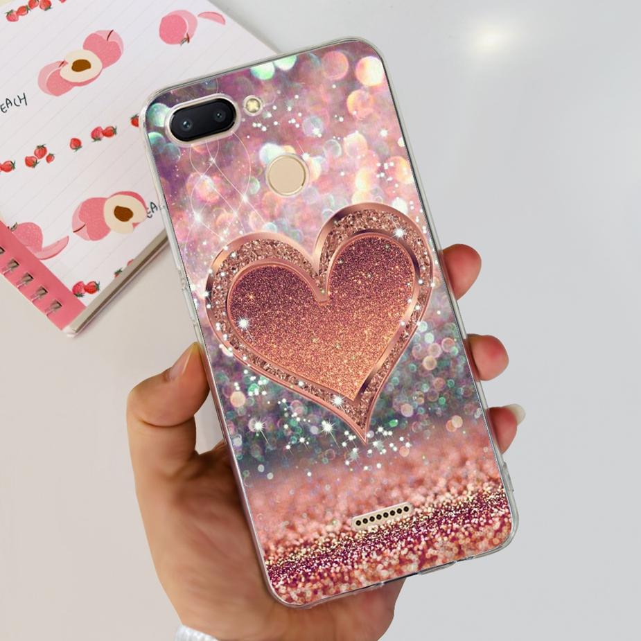 For Xiaomi Redmi 6 6A Case Cute Painted Cover Clear Silicone Phone Case Soft TPU Shell For Redmi 6A Redmi6 Redmi6A Fundas Bumper