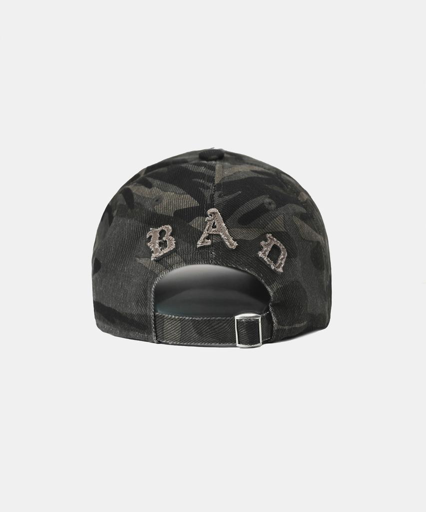 BADBLOOD Mystic Big Patch Ball Cap - Dusty Green Camo