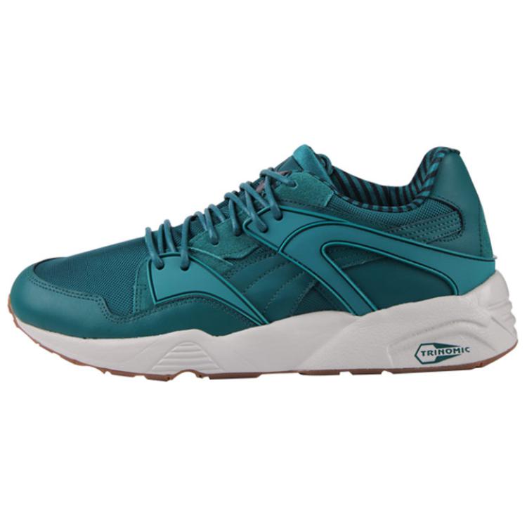 

Puma Disc Blaze Cushioning Mesh Leather Synthetic Breathable Low Top Running Shoes Men sneaker Green 359993-04 44