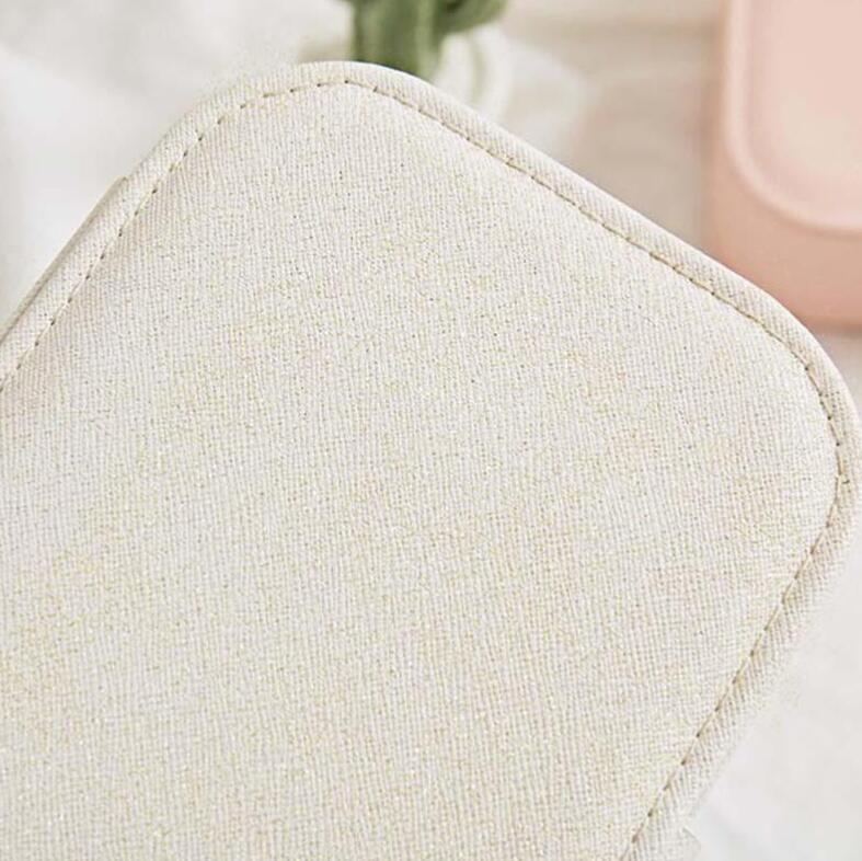 Fashion Travel Leather Jewelry Storage Box Case Holder Earring Necklace Organizer Portable