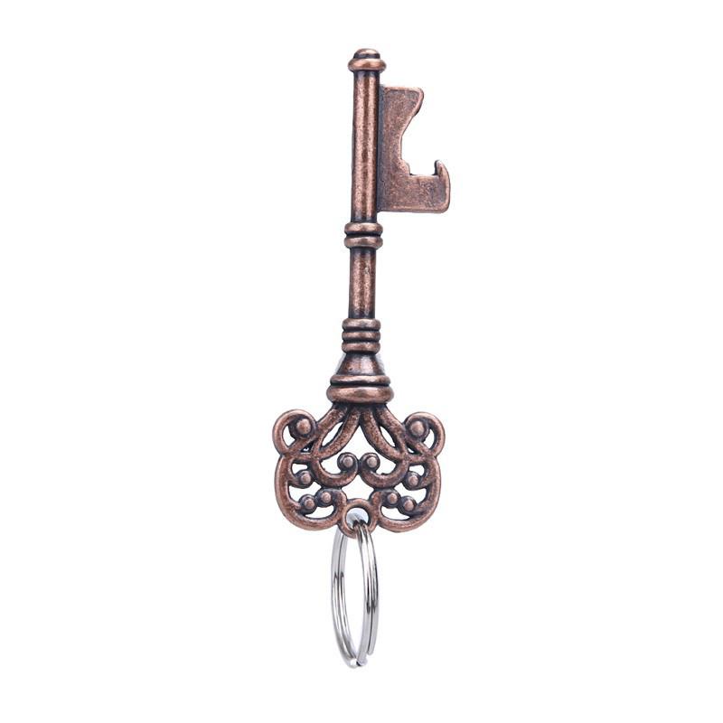 Vintage Key Shaped Bottle Opener for Wedding Favors Shiny Decoration
