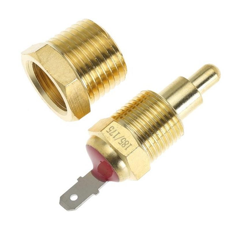 For Car Cooling Fan Thermostat Kit Electric Fan Relay Kit With 185° On 175° Off Temperature Switch