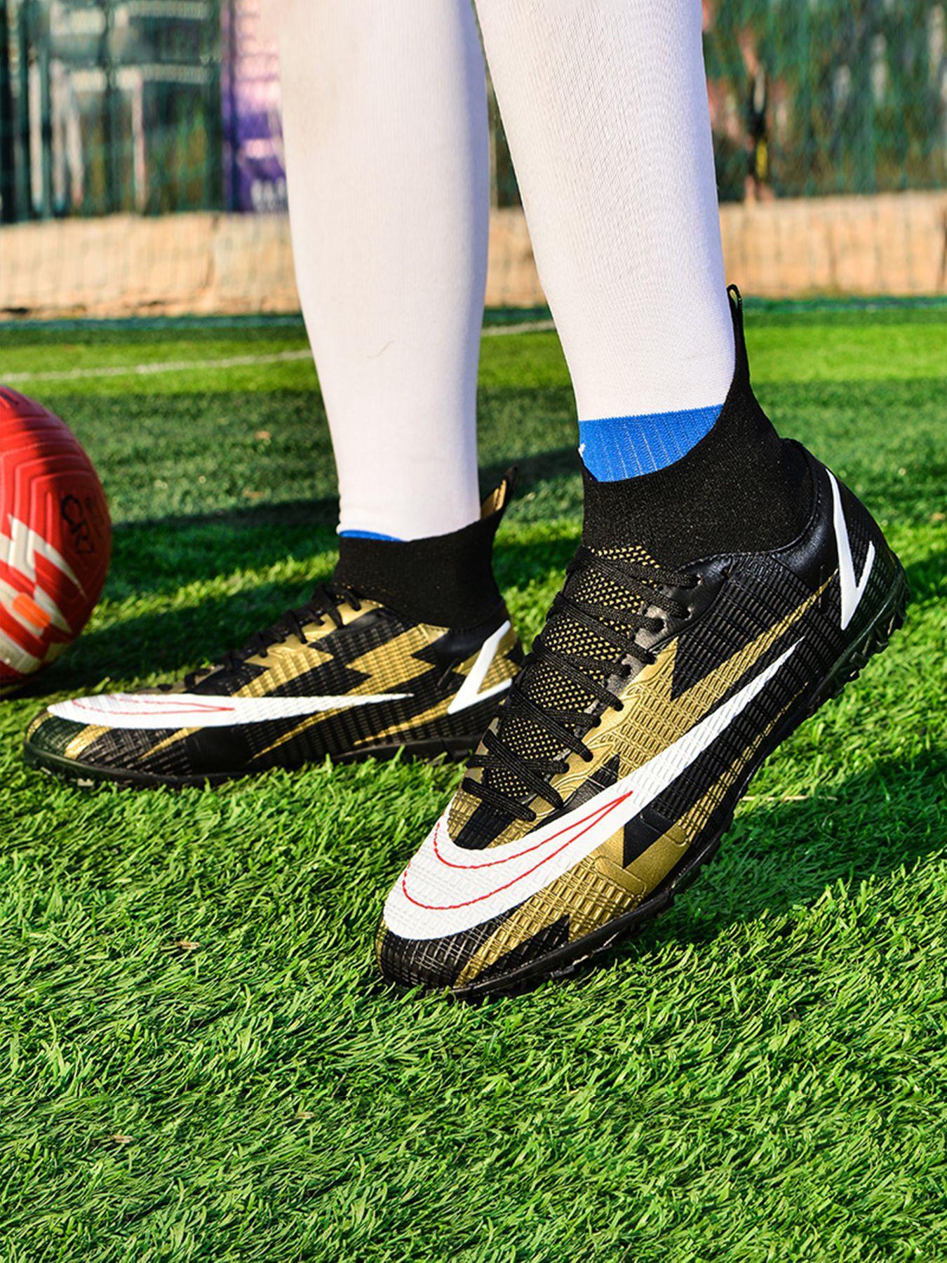 

Football shoes high-top men s 2025 popular sneakers long broken nails children s professional training competition sports shoes 45