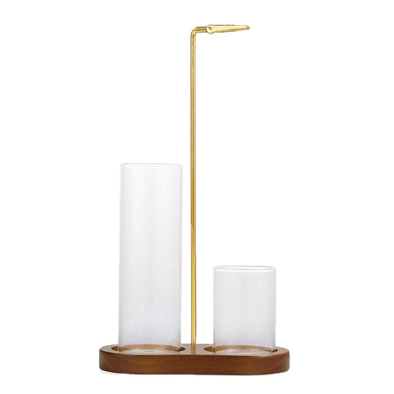 

2 In 1 Incense Holder For Sticks Anti-Ash Flying Incense Burne With Removable Glass Ash Catcher And Incense Sticks Organizer