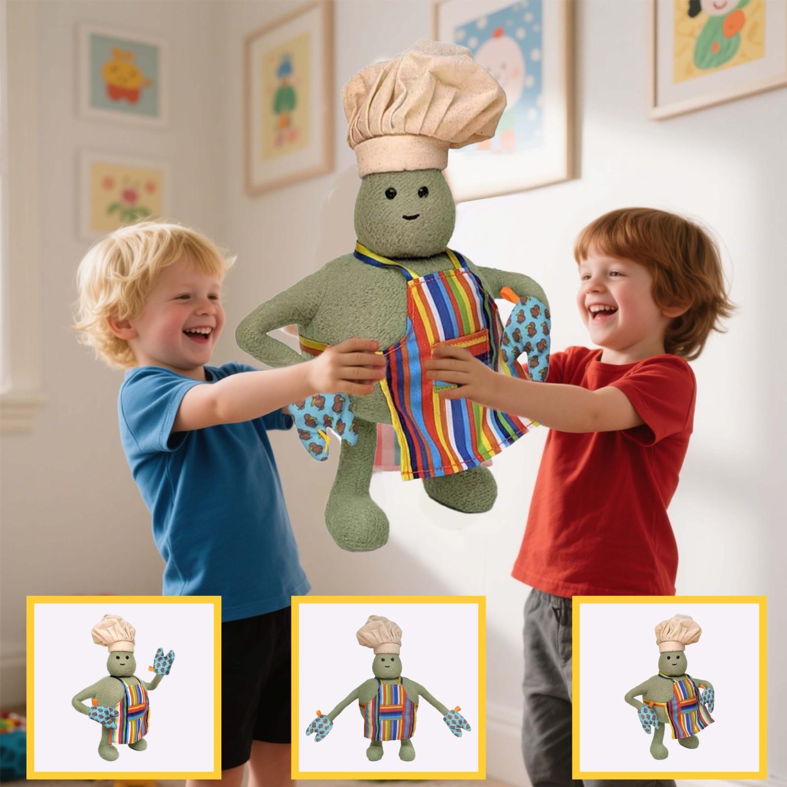 

Плюшевые куклы-персонажи One Size зелёный