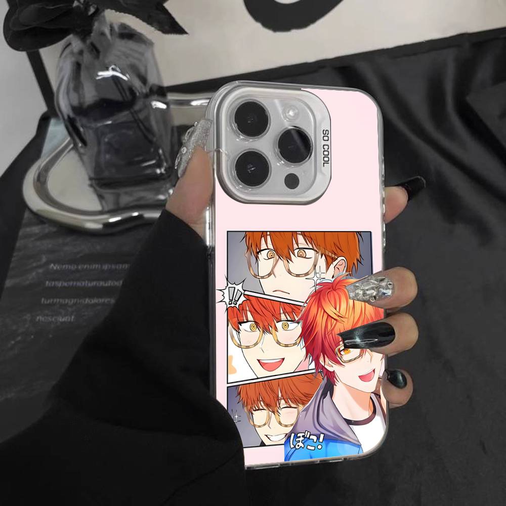 707 Luciel M-Mystic M-Messenger For iPhone 17,16,15,14,13,12,11,Mini,Pro,E,SE4,XS,MAX White Shockproof Candy Matte Cover