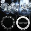 Rhinestone Car Engine Start Stop Decorative Ring Ignition Engine Button Diamonds Ring Stickers Ignition Ring Interior Decoration