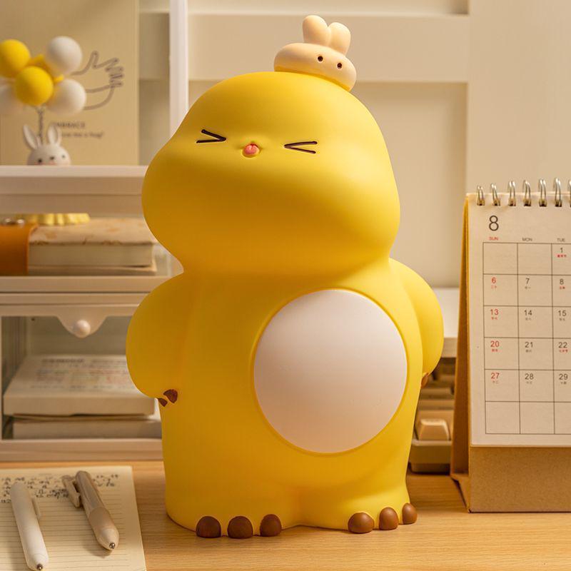 Dudu Pig Kids' Cartoon Piggy Bank - Durable Ornament & Savings Jar