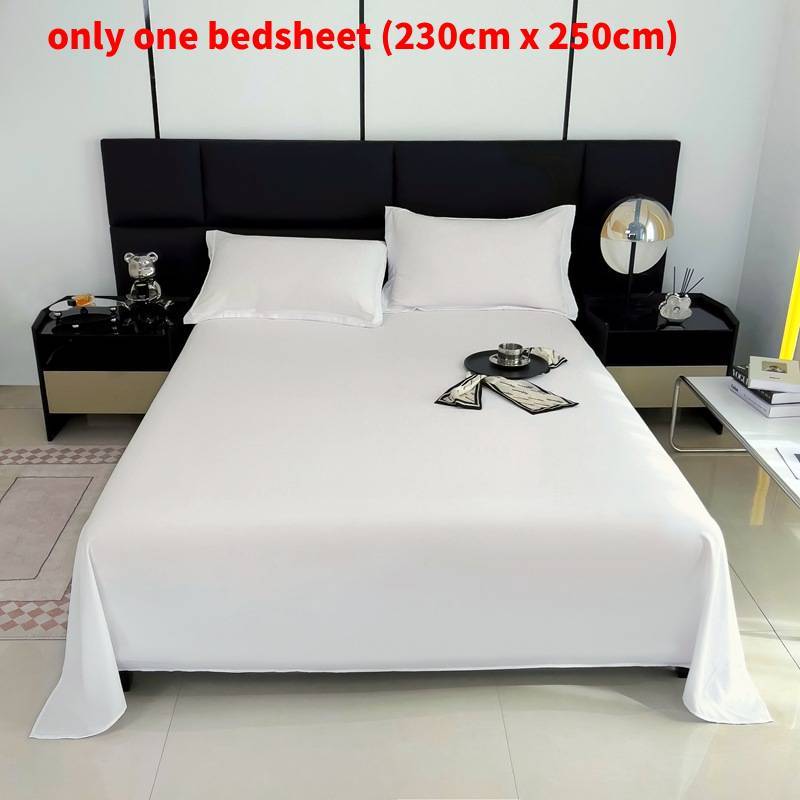 Modern Minimalist Cotton Bed Sheet With Soft Washable Fabric For Single Dorm Bed