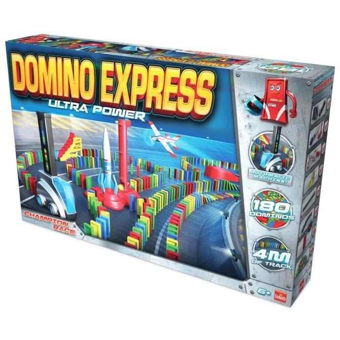 Jeu de construction - goliath - domino express ultra power - 180 dominos - a partir de 6 ans