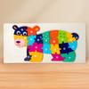 Children'S Early Education Puzzle Large Buckle Three-Dimensional Dinosaur Animal Digital Cognition Puzzle Puzzle Toy