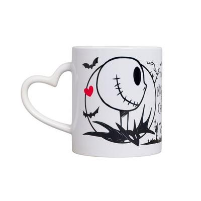 The Nightmare Before Christmas Heart Jack and Sally 312ml Mug