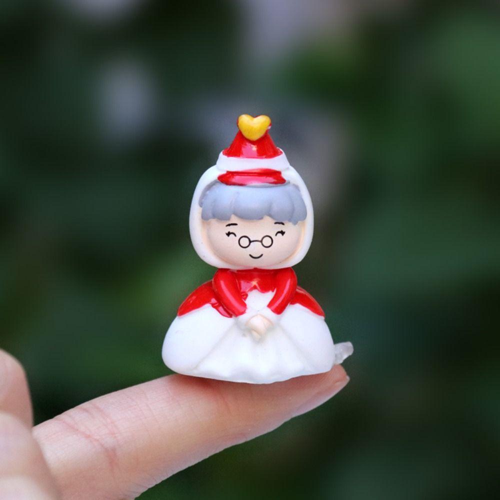 Micro Landscape Santa Claus Landscape Ornaments Cartoon Snowman Car Decoration Home Decoration