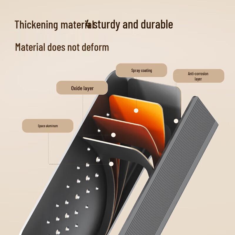 Wandmontierter Topfdeckel- und Utensilienhalter