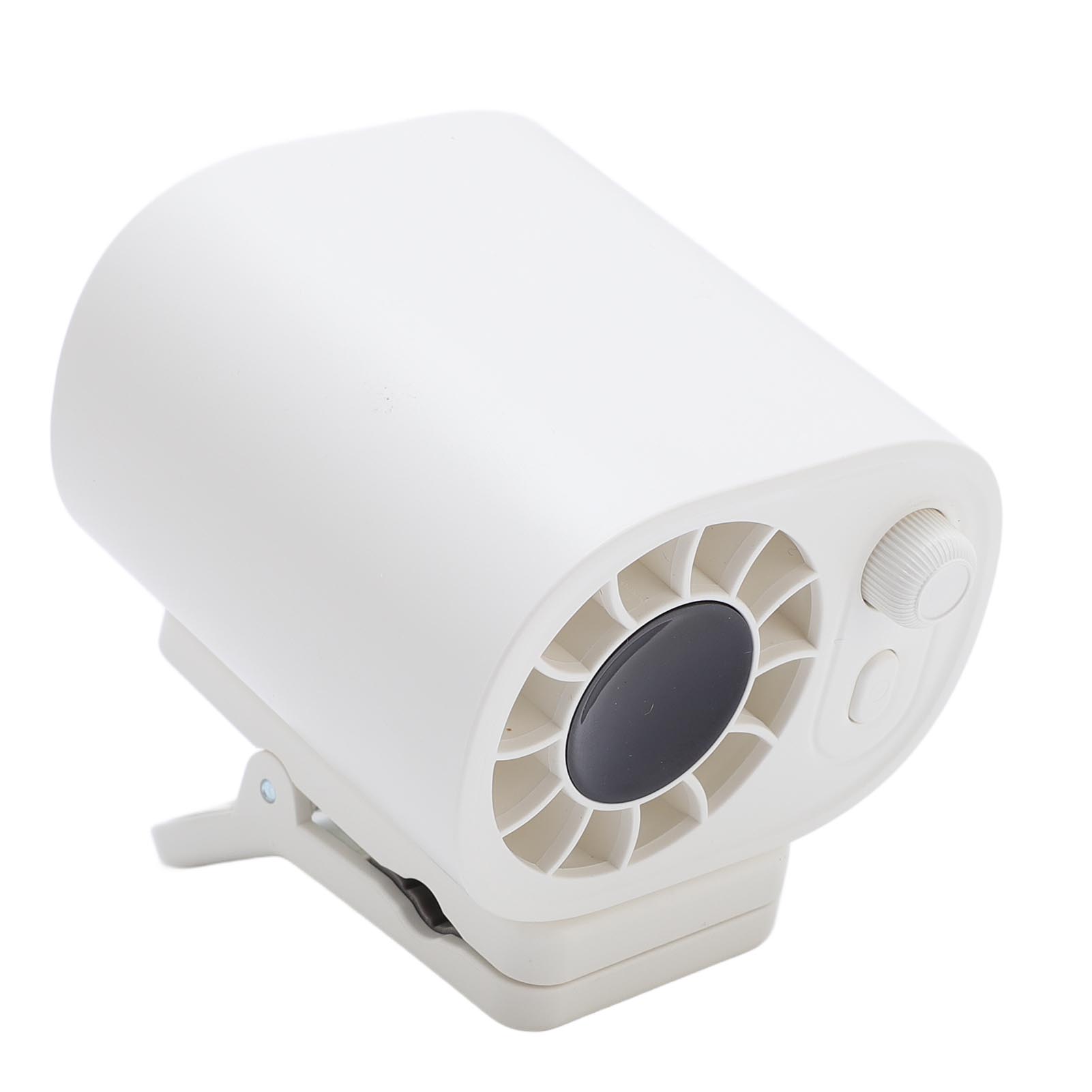 

Clip On Fan Umbrella High Speed Multifunctional Infinitely Adjustable Speed Small Fan for Desktop белый