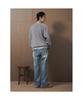 8SECONDS V-Neck Track Knit Gray