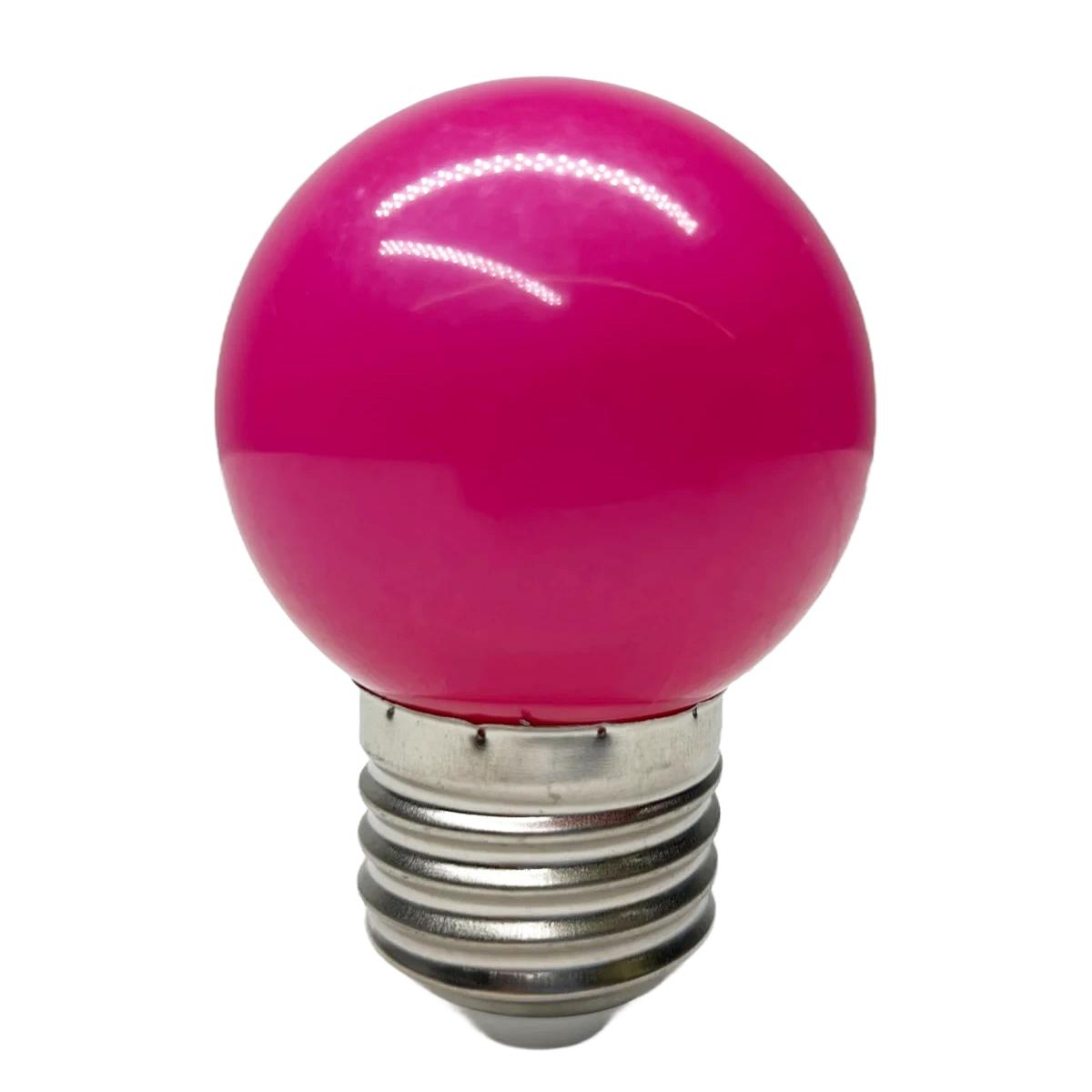 

E27 B22 2W LED Globe Bulb Colorful 110V 220V G45 Atmosphere Lamp Blue Green Purple Red Yellow Pink Orange White for Party Decor B22 110V фиолетовый