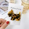 Fashionable Acetate 53cm Hair Clip With Lovely Dog Accents Perfect For Cute And Sweet Styles