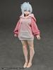 ALPHAMAX Party Animal Girl Roomwear Bunny Hoodie 15-18cm Plastic ModelDoll Outfit (Finished Product) AX-0349