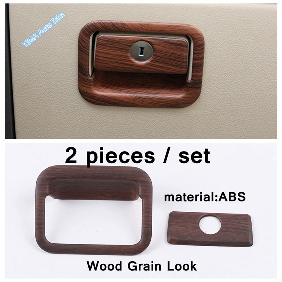 Car Door Handle Bowl / A Pillar / Steering Wheel Cover Trim ABS Accessories For Toyota Land Cruiser Prado FJ150 150 2010 -