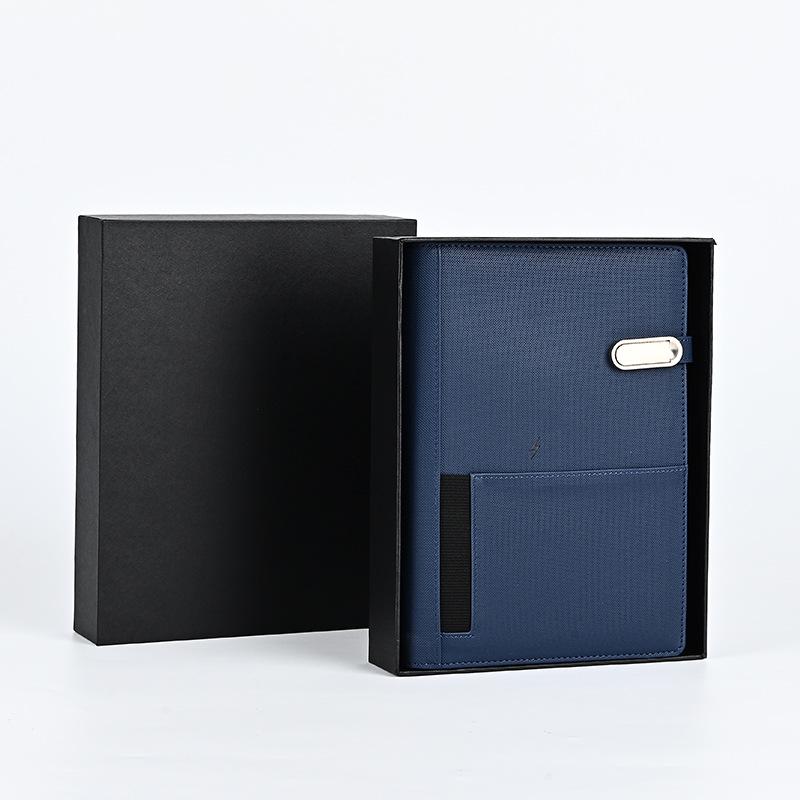 Customizable Logo Wireless Charging Laptop with USB, Multiple Ports, Wired Charging, and Loose-Leaf Notebook - Perfect Business Gift.
