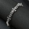 Gothic Cross Bracelet For Men Women Vintage Floral Hip Hop Rock European American Trends Party Gift 130 Char