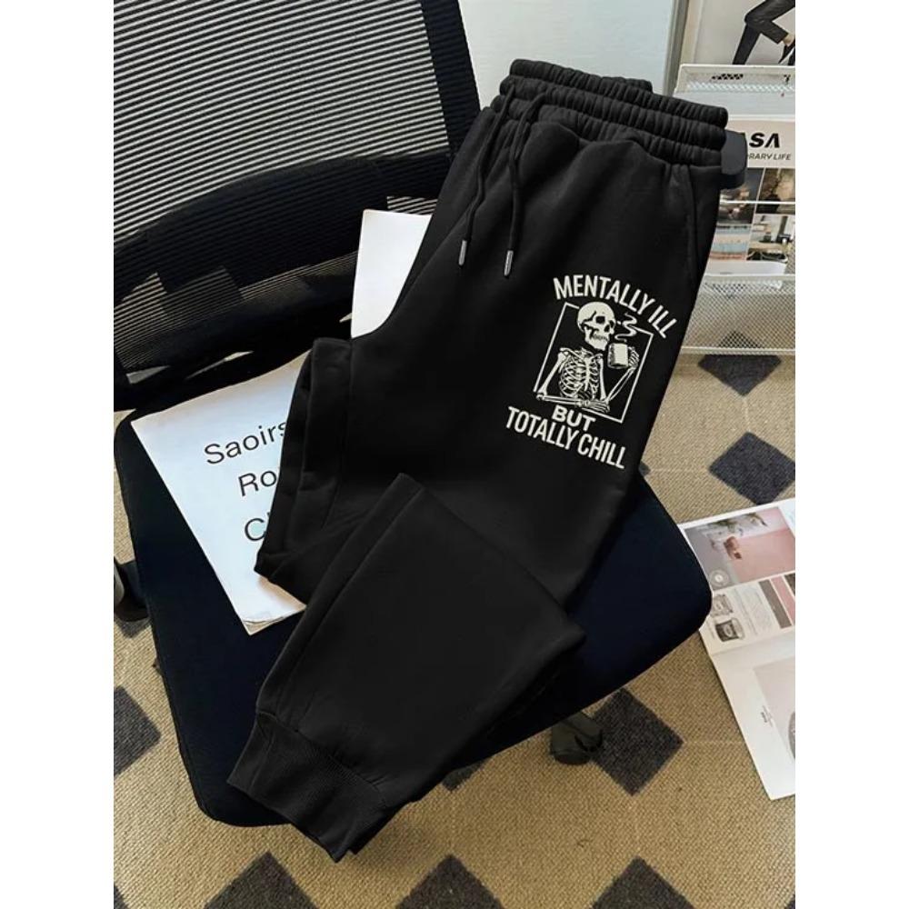 Men Casual Sports Pants Gym Sport Trousers Sweatpants Running Workout Jogging Printed Long Pants