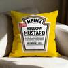 Funny Kketchup Label Pillow Case Linen Pillow Covers Cover For Couch Living Room Bench Patio Floor Linen Home Decor