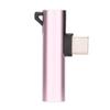2PCS USB C to 3.5mm   Adapter 2 in 1   Charging USB C to     ABS USB C to    for Phone Tablet
