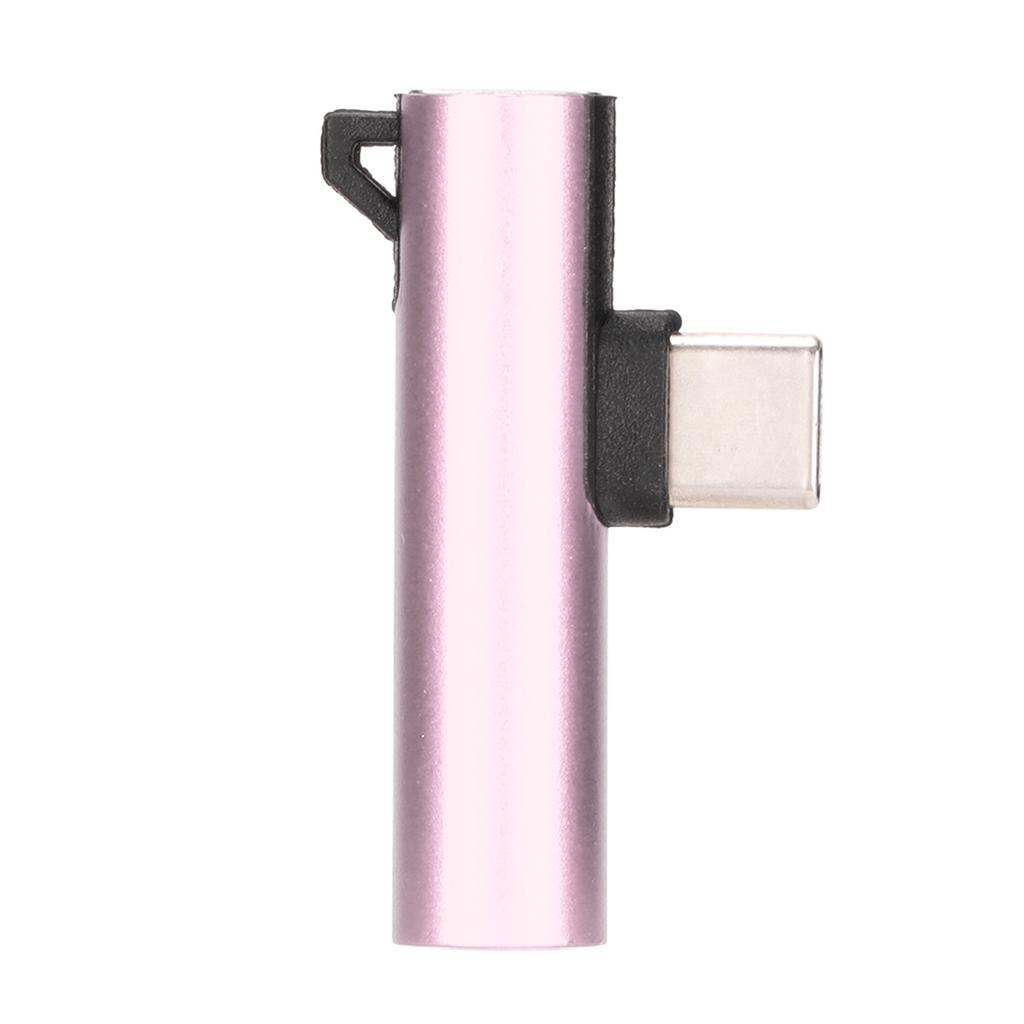 2PCS USB C to 3.5mm Adapter 2 in 1 Charging USB C to ABS USB C to for Phone Tablet