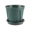 5pcs Home Garden Pots with Tray Planters Flower Plant Pots Multi Color Flower Seedling Nursery Pots with Tray for Outdoor Indoor