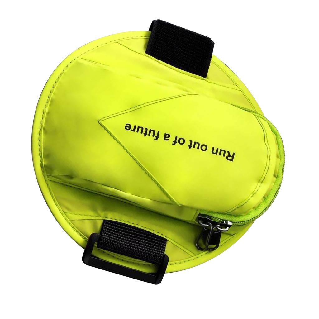 Sport Arm Wrist Bag Waterproof Mobile Arm Bag Cell Phone Key Holder for Exercise Workout Running Fluorescent Green