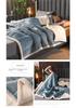 AB Version Milk Velvet Multifunctional Winter Shawl and Blanket - Thick, Warm, Double-Sided Velvet